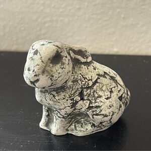 Rare Handmade Small Rabbit Figurine Mt. St. Helen Art Pottery Shapes of Clay